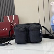 구찌 GUCCI 블랙 나일론 GG 남성 크로스백