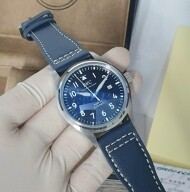 IWC 마크20 청판 가죽밴드 워치