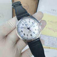 IWC 마크20 흰판 가죽밴드 워치