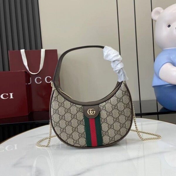 위핑,구찌 GUCCI Ophidia 클래식 GG 겨드랑이 캐주얼 체인 숄더백