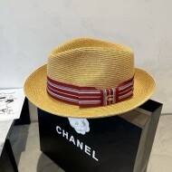 구찌 GUCCI 심플 밀짚모자 패션 페도라
