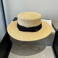 구찌 GUCCI 심플 밀짚모자 패션 페도라