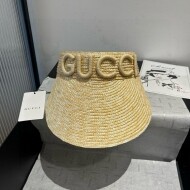 구찌 GUCCI 밀짚 자외선 차단 선캡