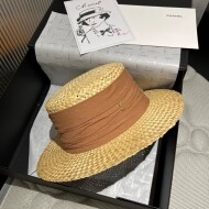 생로랑 Saint Laurent 심플 밀짚모자 패션 페도라