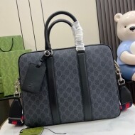 구찌 GUCCI GG Supreme 패션 캔버스 서류가방
