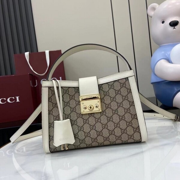 위핑,구찌 GUCCI Padlock 모던 GG 토트 숄더백
