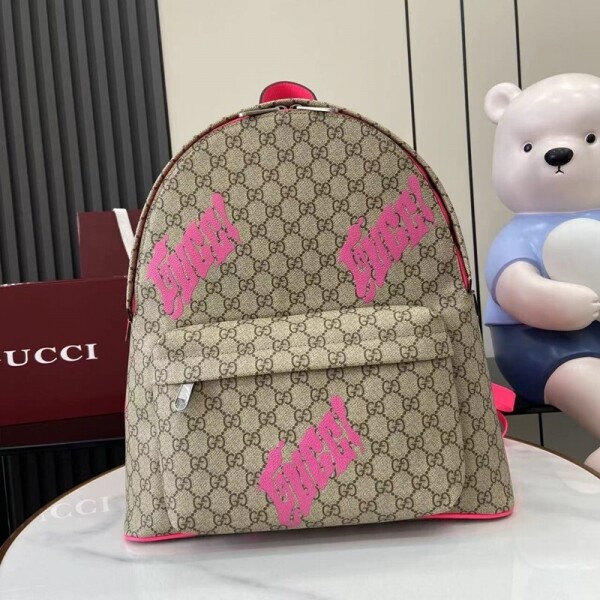 위핑,구찌 GUCCI 패션 프린트 로고 백팩