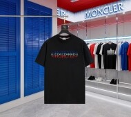 몽클레르 MONCLER 캐주얼 영문 자수 커플 반팔 티