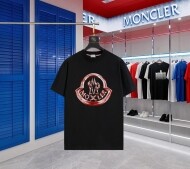 몽클레르 MONCLER 캐주얼 라운드 커플 반팔 티