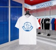 몽클레르 MONCLER 캐주얼 라운드 커플 반팔 티