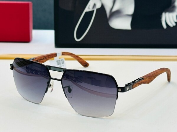 위핑,까르띠에 Cartier 남성 클래식 빈티지 트렌드 선글라스 CT0282S 59口17-140