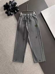 스톤아일랜드 Stone lsland 심플 밴딩 디스트로이드 남성 캐주얼 바지