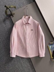 몽클레르 MONCLER 모던 캐주얼 스트라이프 남자 셔츠