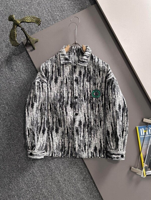 위핑,구찌 GUCCI 트렌디 캐주얼 남성 셔츠 데님 코트