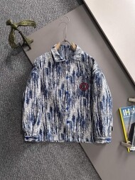 구찌 GUCCI 트렌디 캐주얼 남성 셔츠 데님 코트