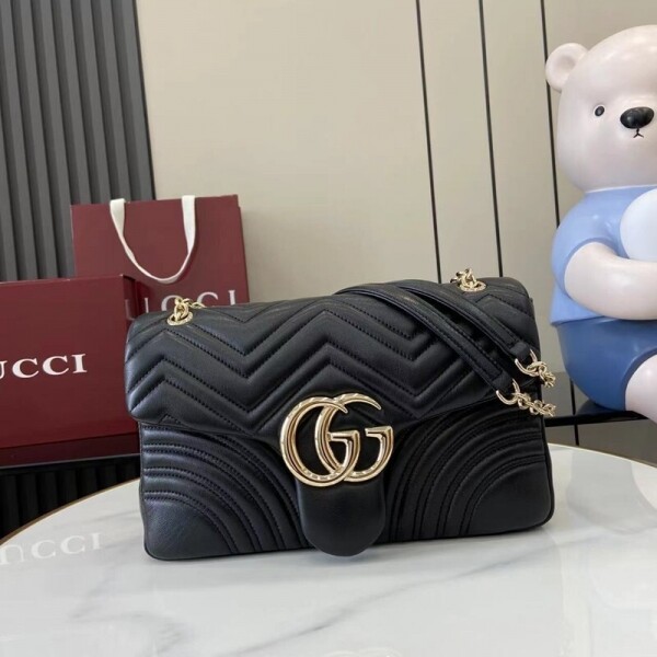 위핑,구찌 GUCCI GG Marmont 모던 심플 여성 체인 크로스백