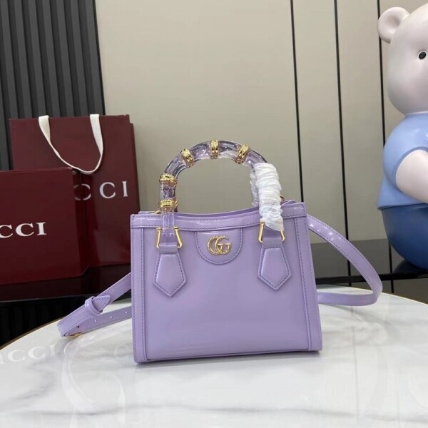 위핑,구찌 GUCCI Diana 클래식 슬라브 여성 토트백