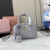 미우미우 MIU MIU Arcadie Matelasse 패션 볼링 토트백