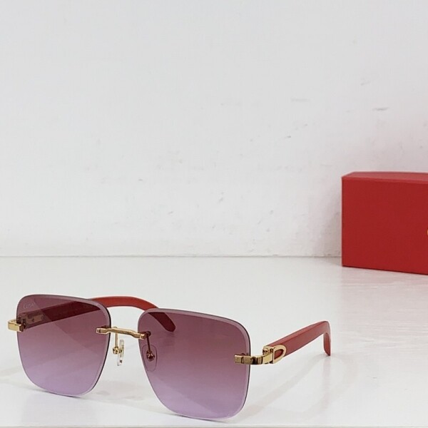 위핑,까르띠에 Cartier 클래식 빈티지 디자인 선글라스 남녀공용 CT0530S 59口17-140