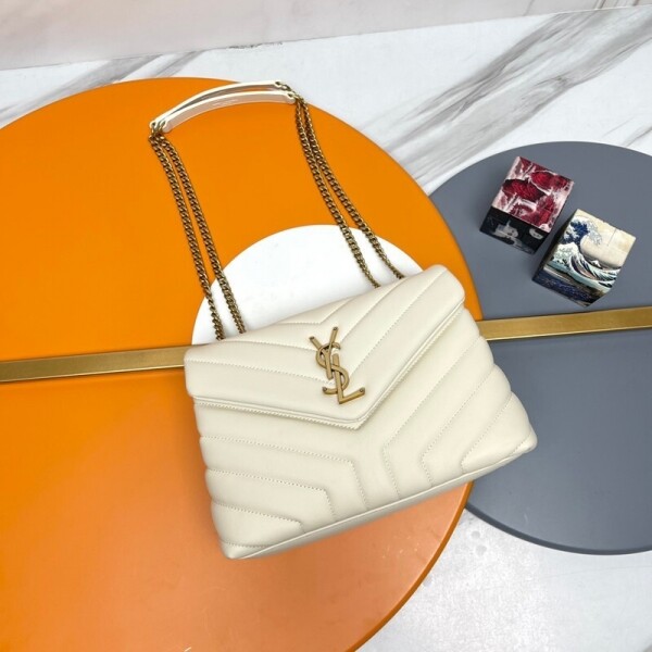 위핑,생로랑 Saint Laurent Loulou 클래식 모던 여성 체인 숄더백