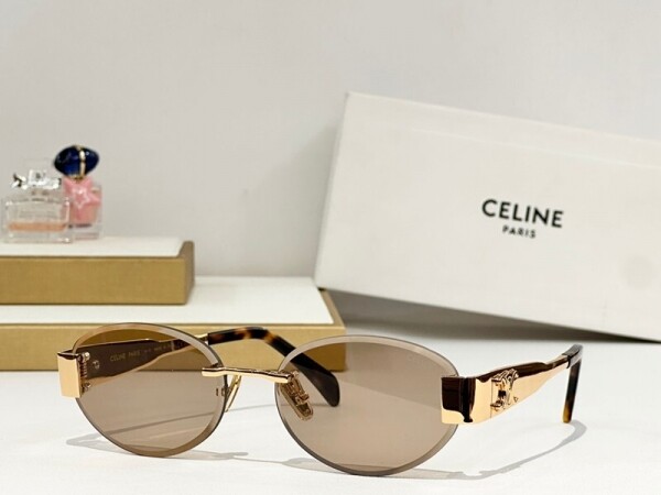 위핑,셀린느 CELINE 패션 빈티지 캐주얼 선글라스 남녀공용 CL42097U 57口18-142