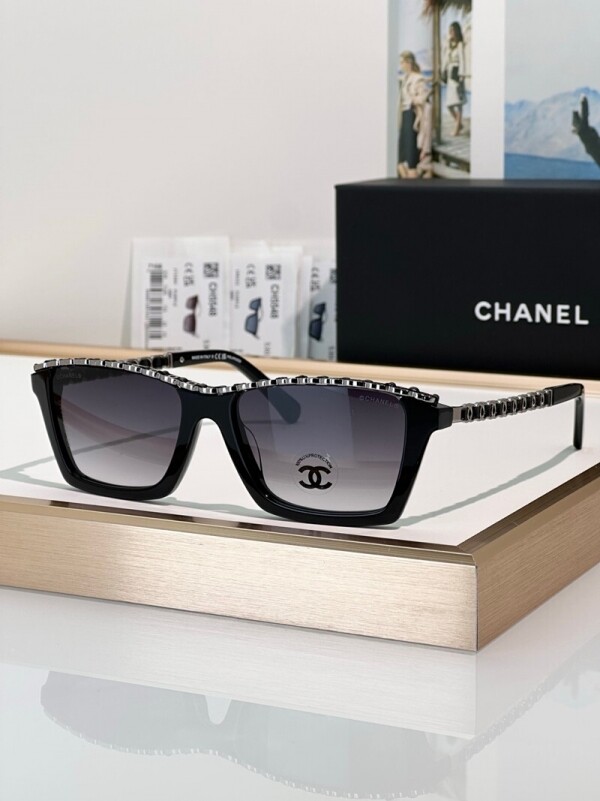 위핑,샤넬 CHANEL 여성 패션 세련된 캐주얼 코디 선글라스 5548 54口17145