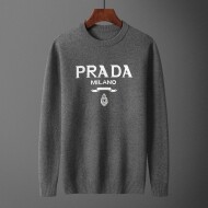 프라다 PRADA 캐주얼 라운드 남성 니트