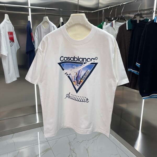 위핑,카사블랑카 Casablanca 패션 캐주얼 커플 반팔 티