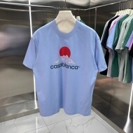 카사블랑카 Casablanca 일출 프린트 커플 반팔 티