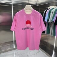 카사블랑카 Casablanca 일출 프린트 커플 반팔 티