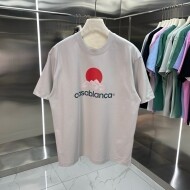 카사블랑카 Casablanca 일출 프린트 커플 반팔 티