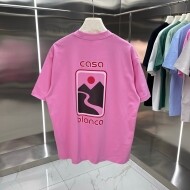 카사블랑카 Casablanca 트렌드 프린트 커플 반팔 티