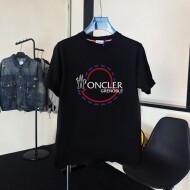 몽클레르 MONCLER 클래식 로고 프린트 커플 반팔 티