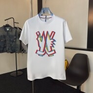 몽클레르 MONCLER 패션 로고 라운드 커플 반팔 티