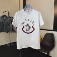 몽클레르 MONCLER 모던 심플 로고 커플 반팔 티