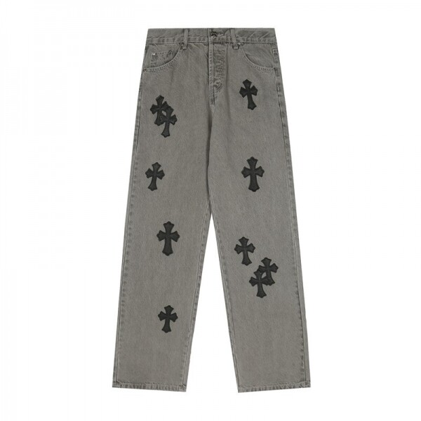 위핑,크롬하츠 Chrome Hearts 클래식 십자가 로고 남성 청바지