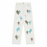 크롬하츠 Chrome Hearts 트렌드 캐주얼 남자 청바지