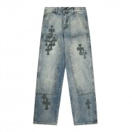 크롬하츠 Chrome Hearts 트렌드 캐주얼 남자 청바지