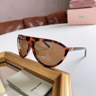 미우미우 MIU MIU 클래식 빈티지 캐주얼 선글라스 남녀공용 MU121AV 65口14-125