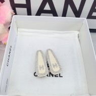 샤넬 CHANEL 큐빅 앤티크 작은 클립집게핀