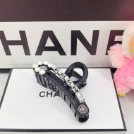 샤넬 CHANEL 진주 큐빅 클립 대핀