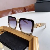 생로랑 Saint Laurent 로고 트렌드 캐주얼 선글라스 남녀공용 SLM314 66-10-145