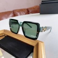 생로랑 Saint Laurent 로고 트렌드 캐주얼 선글라스 남녀공용 SLM314 66-10-145