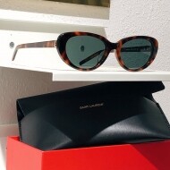 생로랑 Saint Laurent 로고 트렌드 캐주얼 선글라스 남녀공용 SLM154F 54口20-145_