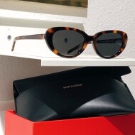 생로랑 Saint Laurent 로고 트렌드 캐주얼 선글라스 남녀공용 SLM154F 54口20-145_