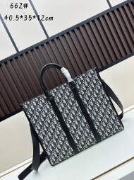 디올 DIOR East-West Oblique 플라워 모던 토트백