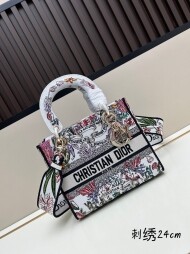 디올 DIOR 패션 자수 여성 토트백