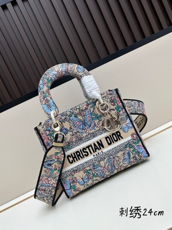 위핑,디올 DIOR 패션 자수 여성 토트백
