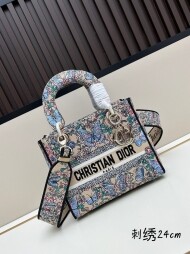 디올 DIOR 패션 자수 여성 토트백