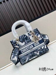 디올 DIOR 패션 자수 여성 토트백